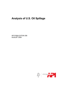 Analysis of U.S. Oil Spillage