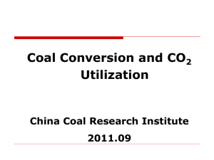 Coal Conversion and CO Utilization