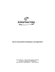 Tips for Successfully Completing a Job Application