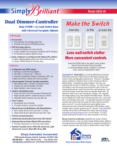 Dual Dimmer-Controller