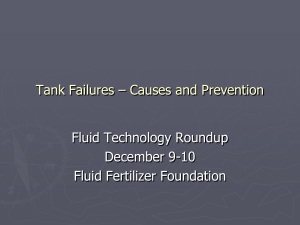 Tank Failures – Causes and Prevention