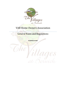 VAB Home Owners Association - Villages-at