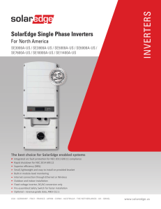 INVERTERS - SolarEdge