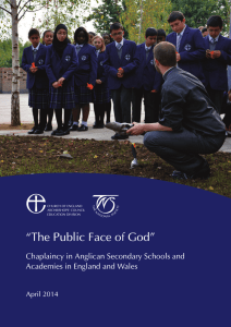The Public Face of God - The Church of England