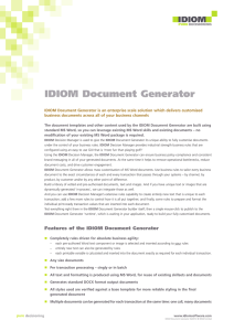 PDF - Idiom Software