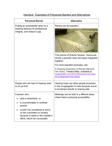 Handout: Examples of Perceived Barriers and Alternatives