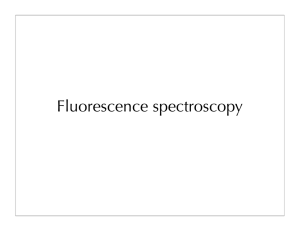 Fluorescence spectroscopy