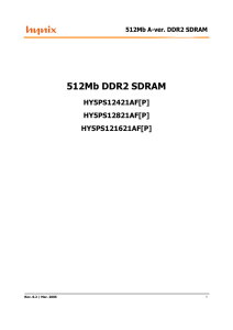 512Mb DDR2 SDRAM