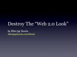 Destroy The “Web 2.0 Look”