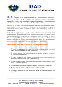 Main aims and objectives of the organisation: - Salto