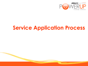Service Application Process - Meralco Corporate Partners
