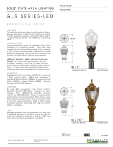 GLR SERIES-LED - U.S. Architectural Lighting