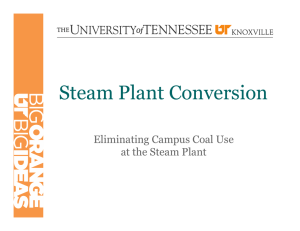 Steam Plant Conversion