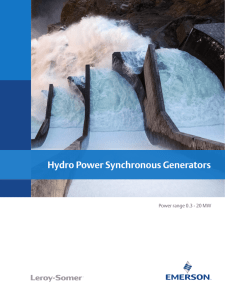 Hydro Power Synchronous Generators