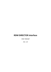 RDM DIRECTOR Interface
