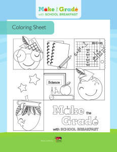 Coloring Sheet - School Nutrition Association