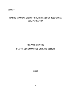 draft naruc manual on distributed energy resources compensation