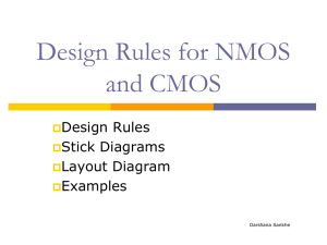 Design Rules for NMOS and CMOS