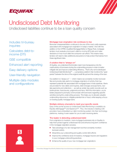 Undisclosed Debt Monitoring