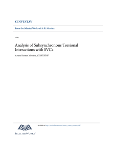 Analysis of Subsynchronous Torsional Interactions with SVCs