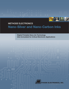 Nano-Silver and Nano-Carbon Inks - Methode