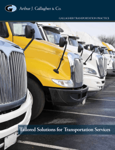 Tailored Solutions for Transportation Services