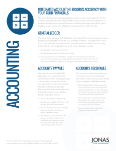 integRAted Accounting ensuRes AccuRAcy with youR club