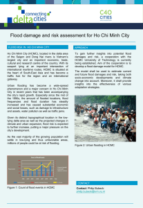 Flood damage and risk assessment for Ho Chi Minh City