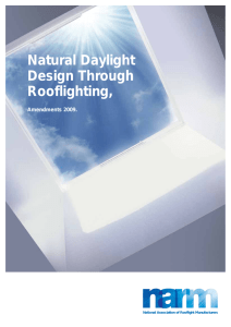 NARM: Natural Daylight Design Through Rooflighting