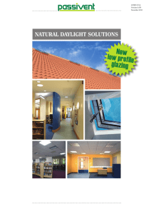 Passivent Natural Daylight Solutions