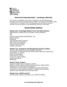 Advanced Coding Specialist – Cardiology