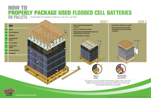 How to Properly Package Wet Cell Batteries on Pallets