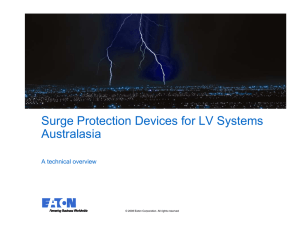 Surge Protection Devices for LV Systems Australasia