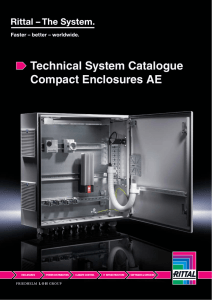 Technical System Catalogue Compact Enclosures AE