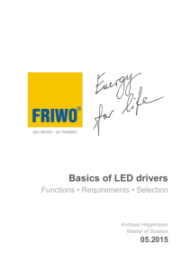 Basics of LED drivers