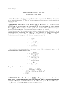 Solutions to Homework Set #10 Phys2414 – Fall 2005