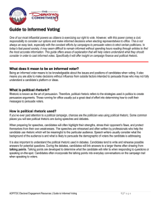 Guide to Informed Voting