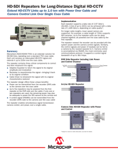 HD-SDI Repeaters for Long-Distance Digital HD-CCTV