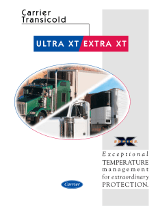 Carrier Transicold ULTRA XT EXTRA XT