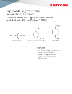 N-308C High-Solids, Polyester Resin Formulation HS-3-4ND