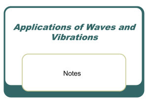 Applications of Waves and Vibrations