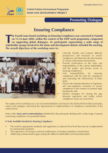 Ensuring Compliance