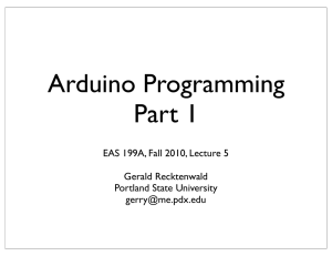 Arduino programming part1