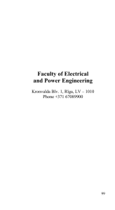 Faculty of Electrical and Power Engineering