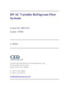 HVAC Variable Refrigerant Flow Systems