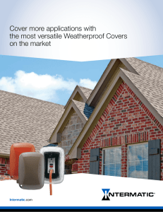 Cover more applications with the most versatile Weatherproof