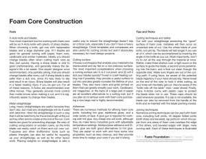 Foam Core Construction