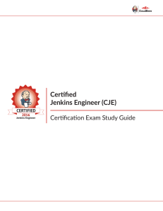 Certified Jenkins Engineer (CJE)