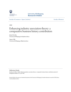 Enhancing industry association theory: a