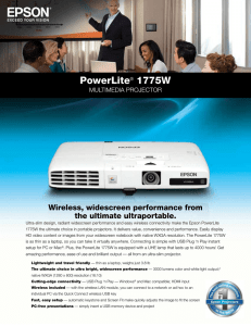 PowerLite® 1775W